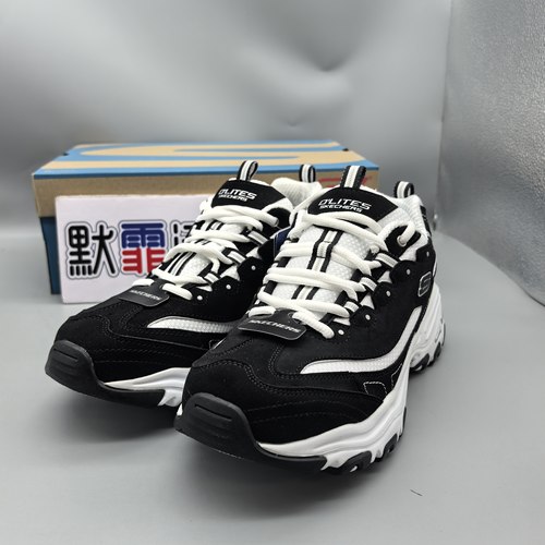 Skechers斯凯奇熊猫鞋男老爹鞋黑白运动鞋缓震厚底鞋休闲鞋52675