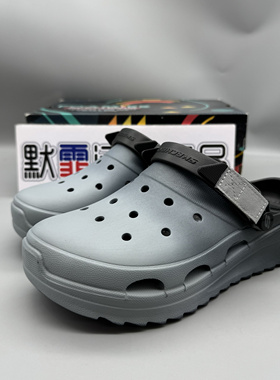 Skechers斯凯奇夏女鞋厚底增高洞洞鞋舒适踩屎感凉鞋沙滩鞋111583