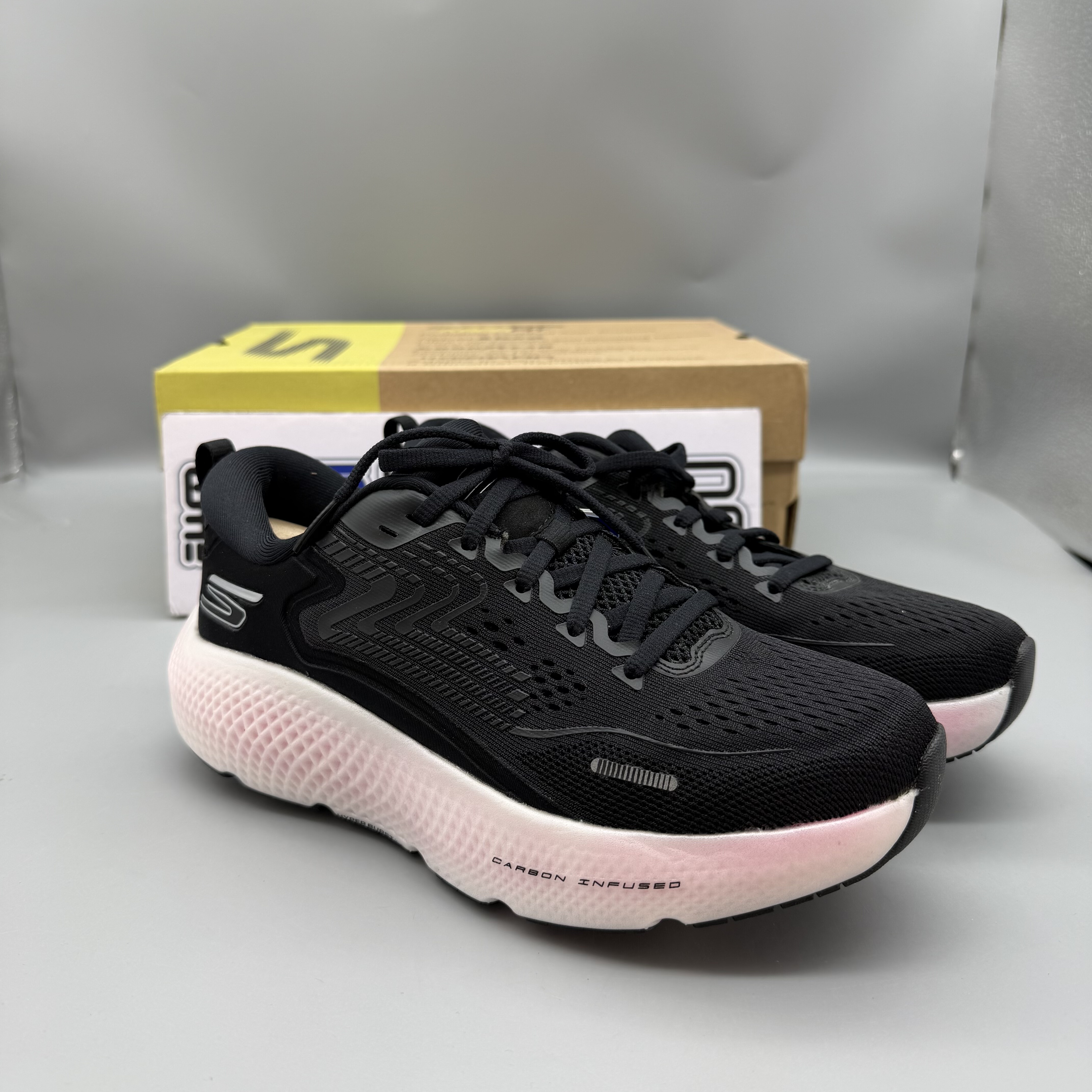 Skechers斯凯奇女士时尚减震厚底轻便透气绑带运动跑步鞋172078