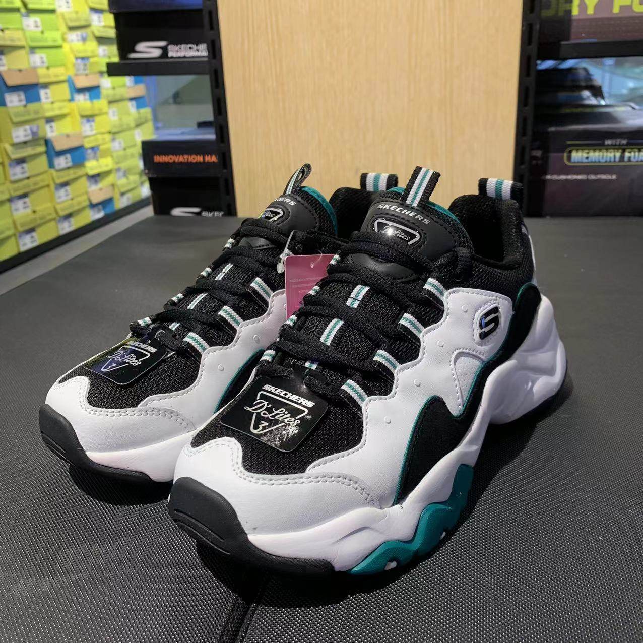 Skechers/斯凯奇三代熊猫鞋男女情侣鞋夏季新配色厚底老爹鞋12955
