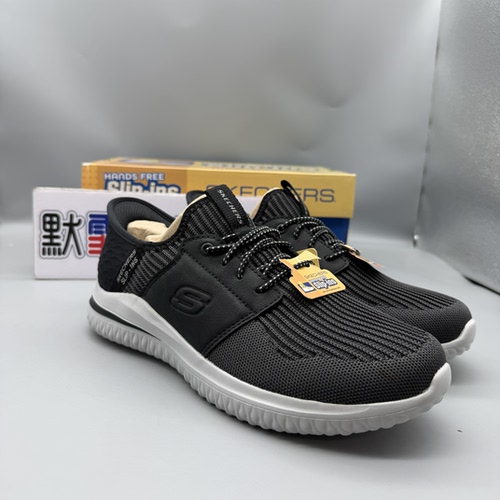 Skechers斯凯奇闪穿鞋Slip ins男鞋一脚蹬健步运动休闲鞋子210650