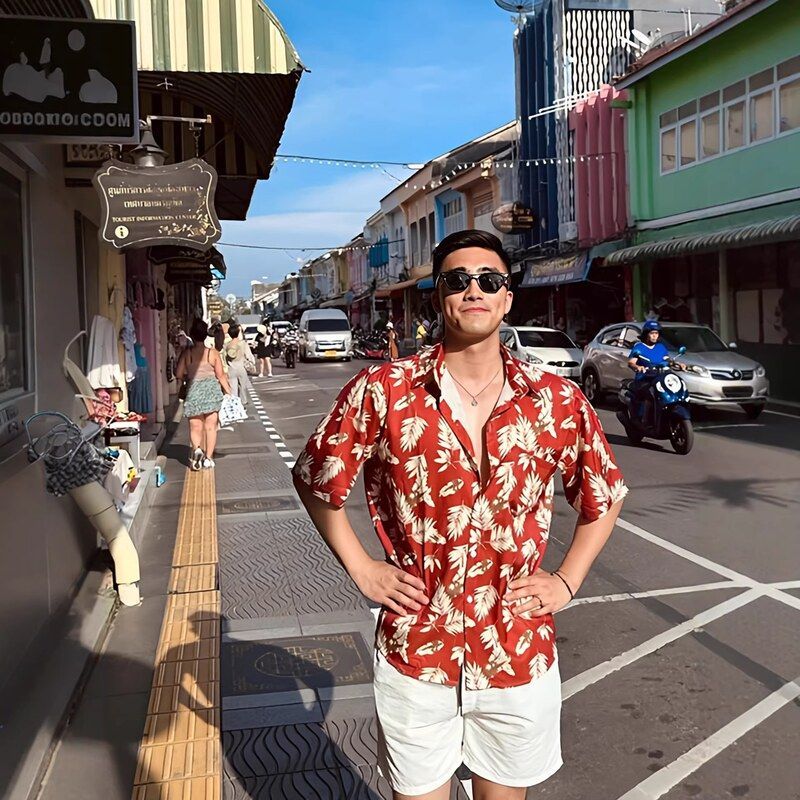 风格夏威夷冰丝沙滩海边花度假