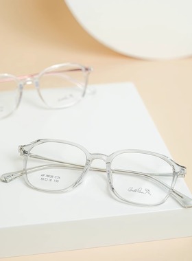 花雨伞18043新款近视眼镜18042框架18040女士18041钛合金AP.18038