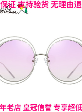 时尚新款花雨伞太阳眼镜女圆脸韩版潮复古尼龙高清片墨镜AP11704