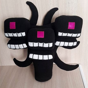 Plush 现货跨境新品 Wither Storm 绒玩具 凋灵风暴游戏周边毛