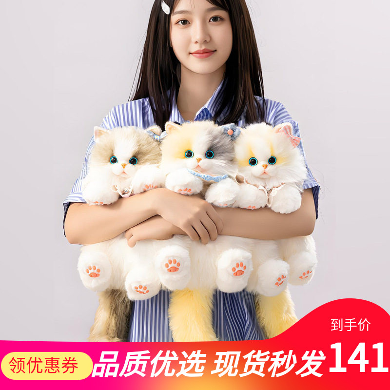 抖音同款 可爱小号布偶猫咪背包仿真包玩偶公仔毛绒玩具生日礼物