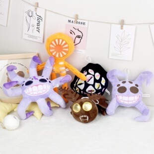 跨境新品DOORS FLOOR2门第二层游戏周边飞蛾毛绒玩具玩偶抓机