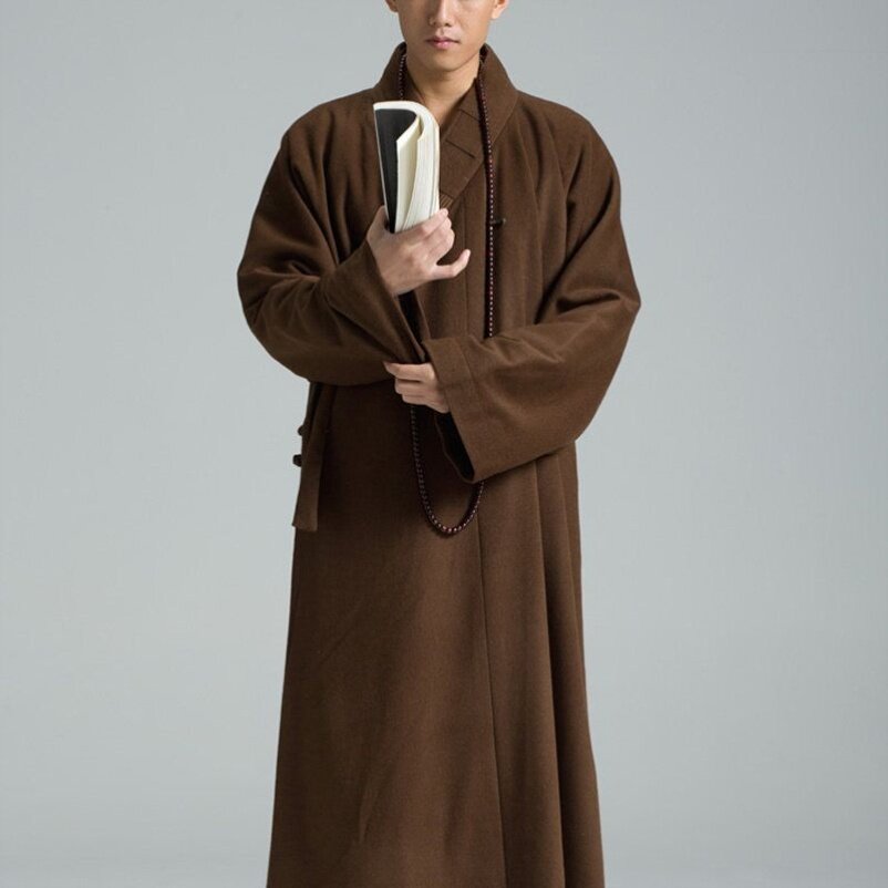 特卖慈缘冬装加厚羊毛僧服大褂僧衣服大褂长衫YXS01-50
