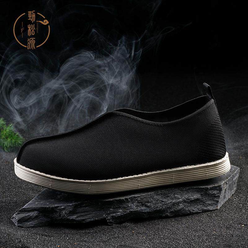 新款劲松僧鞋春秋禅修鞋居士鞋中国风和尚僧人鞋男布鞋透气软底女