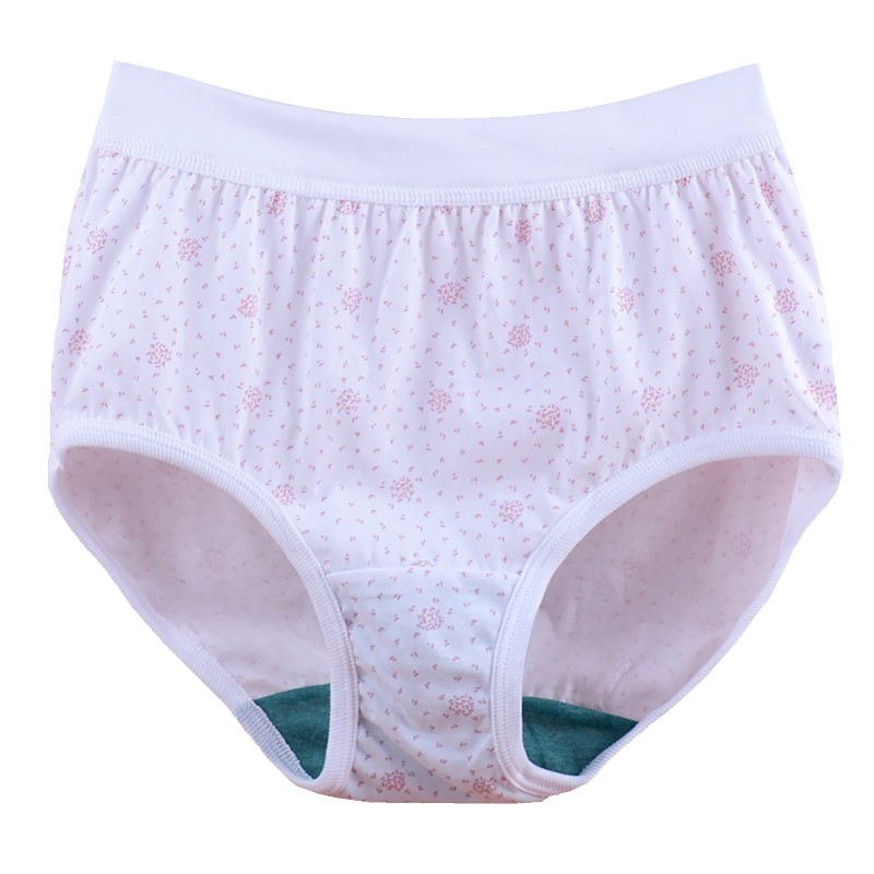 4条AB女士纯棉印花高腰大码三角内裤 中年妈妈中老年全棉宽松0182,女士内衣/男士内衣/家居服,女三角裤,淘宝优惠券,粉丝福利购,淘宝优惠卷