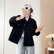 外套夹克衫 外套宽松休闲棒球服短款 女水洗棉外套工装 惠衣阁春季