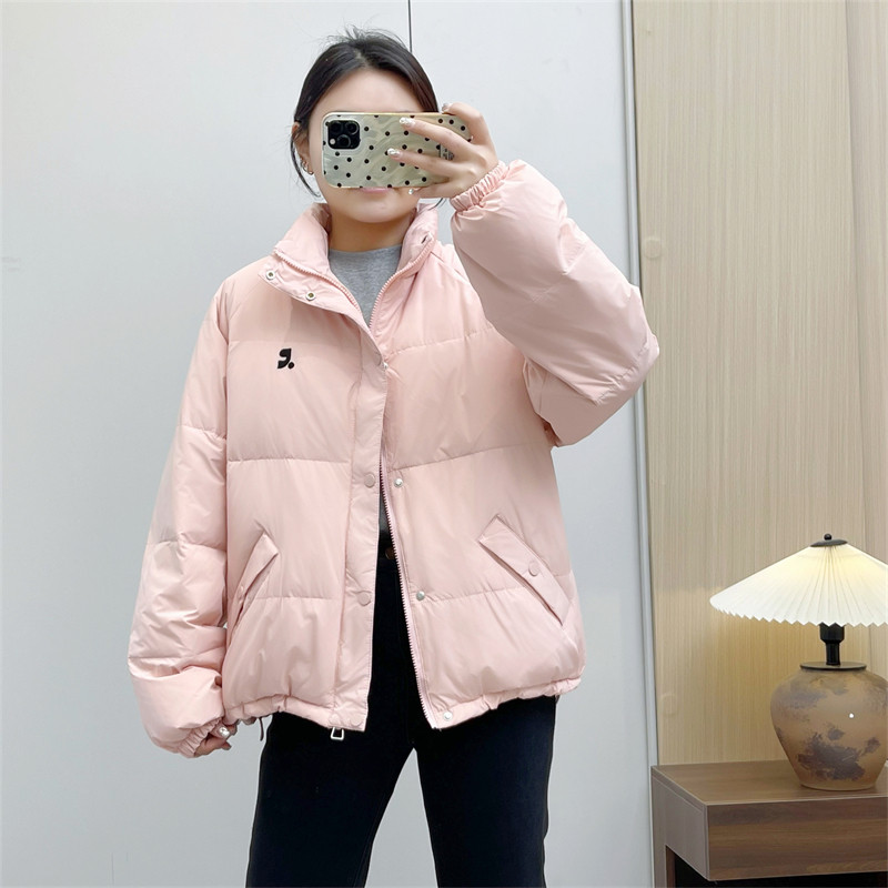 惠衣阁秋冬女立领羽绒服短款羽绒服韩版宽松休闲保暖短款羽绒外套