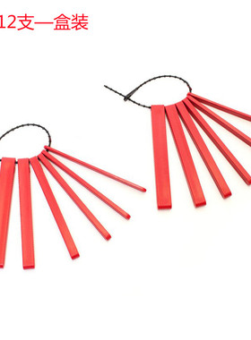 口肌训练红色咬牙胶棒排棒分级棒咬合棒下颌骨矫正器儿童言语工具