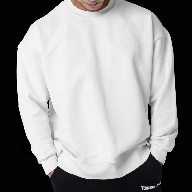 肌肉男兄弟运动卫衣圆领套头衫