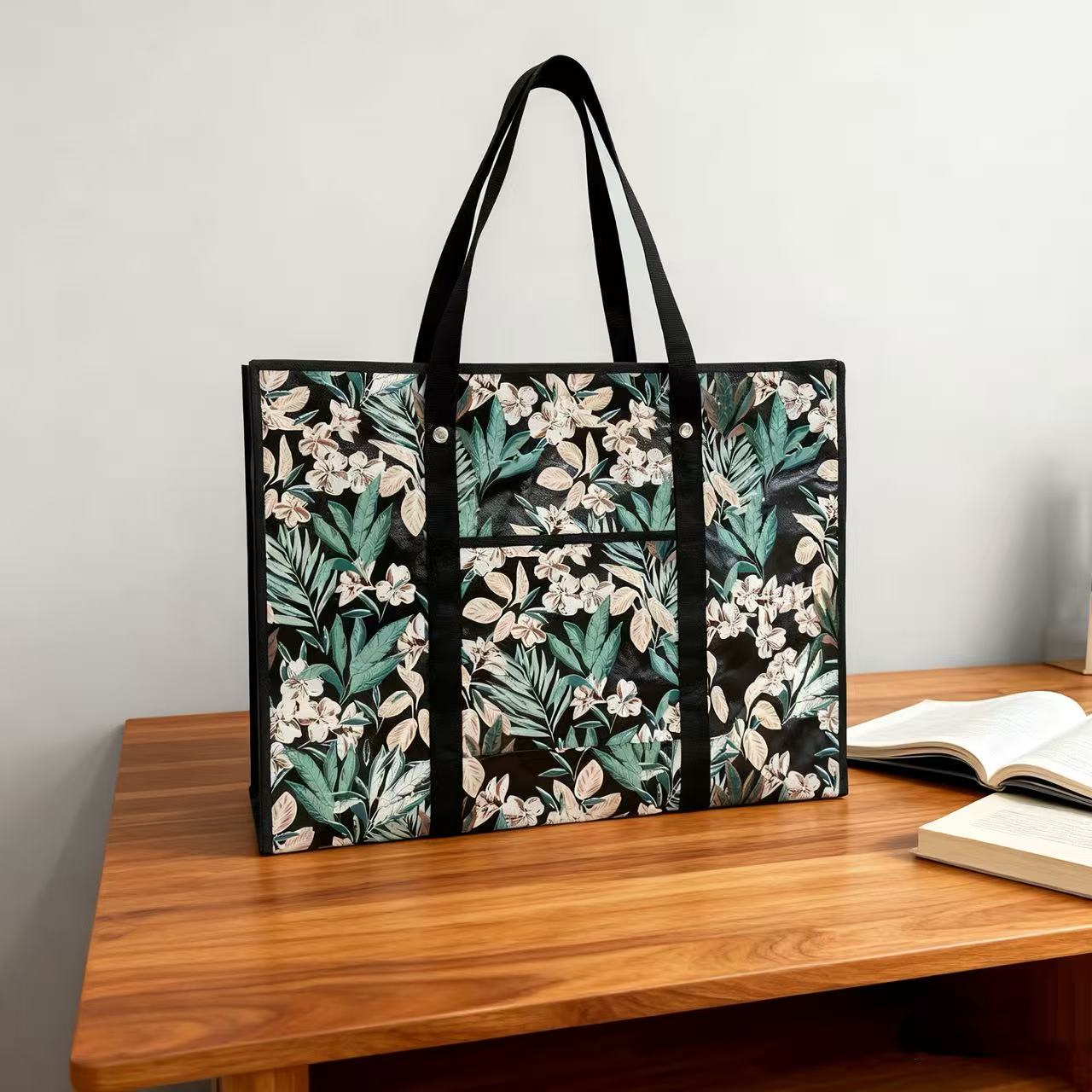 搬家袋无纺布袋加厚编织行李袋卡通防水收纳包蛇皮袋批发手提袋1