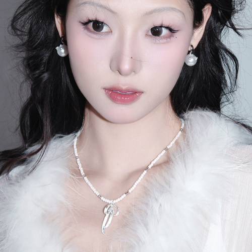 星芒珍珠925银针小众锆石耳钉女