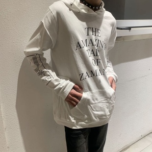 现货自主 非 U ndercover 05ss T期 Amazing白铆钉卫衣帽衫uc