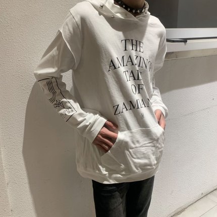 现货自主 非 U ndercover 05ss T期 Amazing白铆钉卫衣帽衫uc