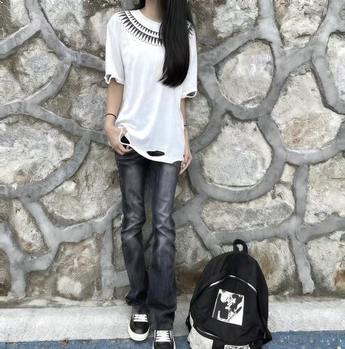 现货发uc非Undercover Scad期蝎子虫洞短袖原版开发手工破坏糜烂