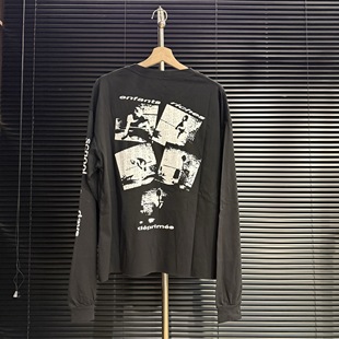 【现货】 非ERD相片人像涂鸦长袖小众显瘦帅气男女同款街头260g