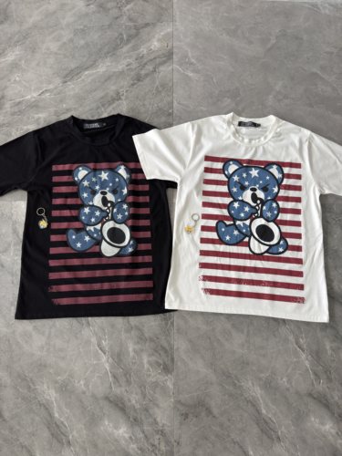 【现货秒发】hysteric glamour 歇斯底里星条旗小熊纯棉短袖T恤