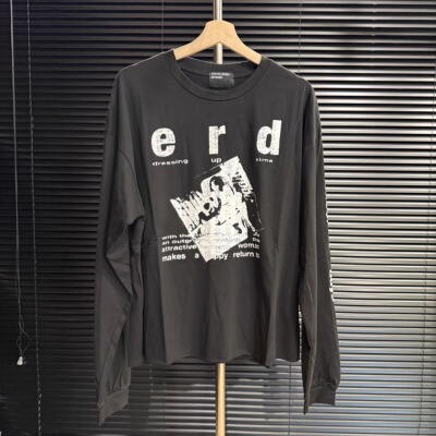 【现货】 非ERD相片人像涂鸦长袖小众显瘦帅气男女同款街头260g