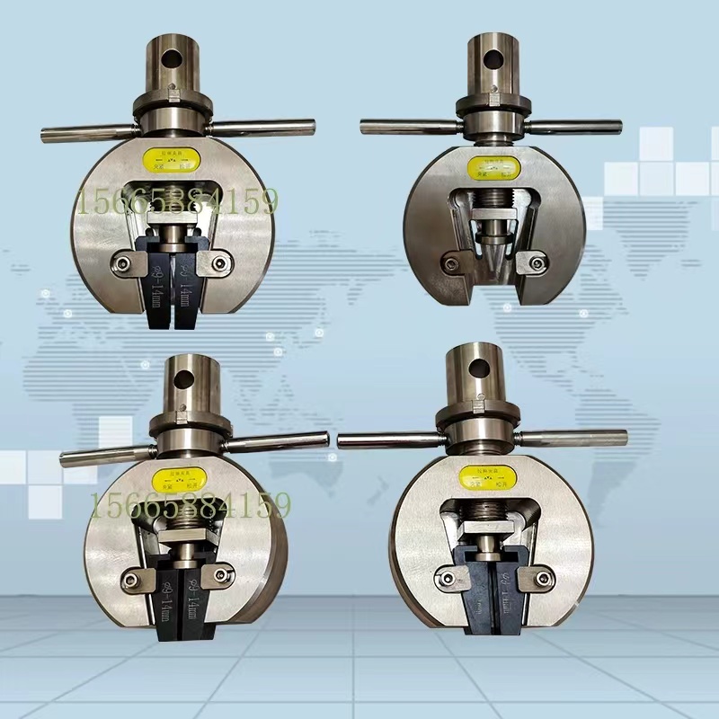 2吨5吨10吨20吨30吨电子拉力试验机钳口夹块平圆钳口楔形夹具体