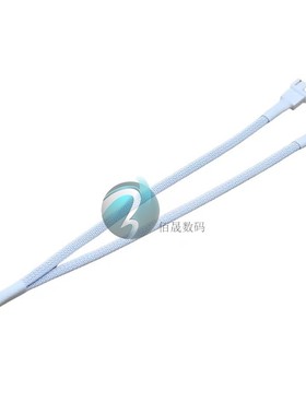电脑4Pin 1拖2PWM温控散热风扇线4针主板包网一分二CPU转接线白色