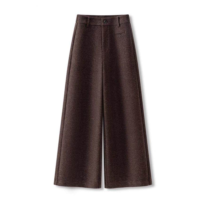 秋冬季加绒加厚毛呢阔腿裤女2024年新款高腰宽松九分西装休闲裤子,个性定制/设计服务/DIY,棉服工装,淘宝优惠券,粉丝福利购,淘宝优惠卷