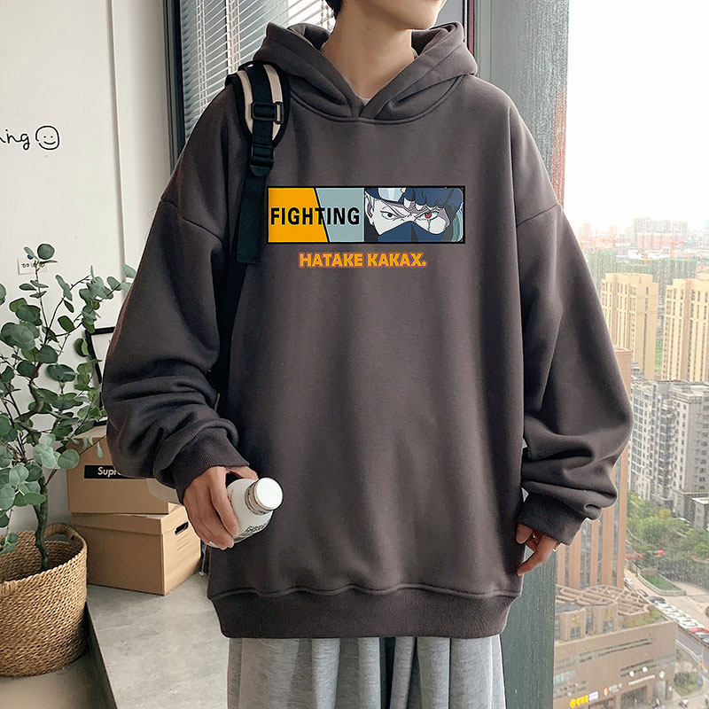 21秋季新款港风卡卡西宽松大码OVERSIZE男女休闲连帽卫衣P35-控48,男装卫衣,星座508（原C305）