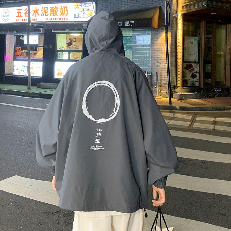 2024秋季新款港风外景时差宽松大码休闲连帽夹克男女外套P55-控78,男装夹克,星座508（原C305）