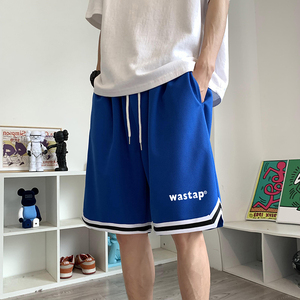 ！22夏季新款宽松大码港风wastap短裤篮球裤DK1909-P25控38图片