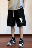 ！22夏季新款宽松大码港风烟雾v短裤卫裤DK1732-P35控49，男装牛仔裤，星座508（原C305）