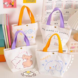 六一儿童节帆布包礼品袋周岁可爱生日礼袋儿童幼儿园卡通伴手礼袋