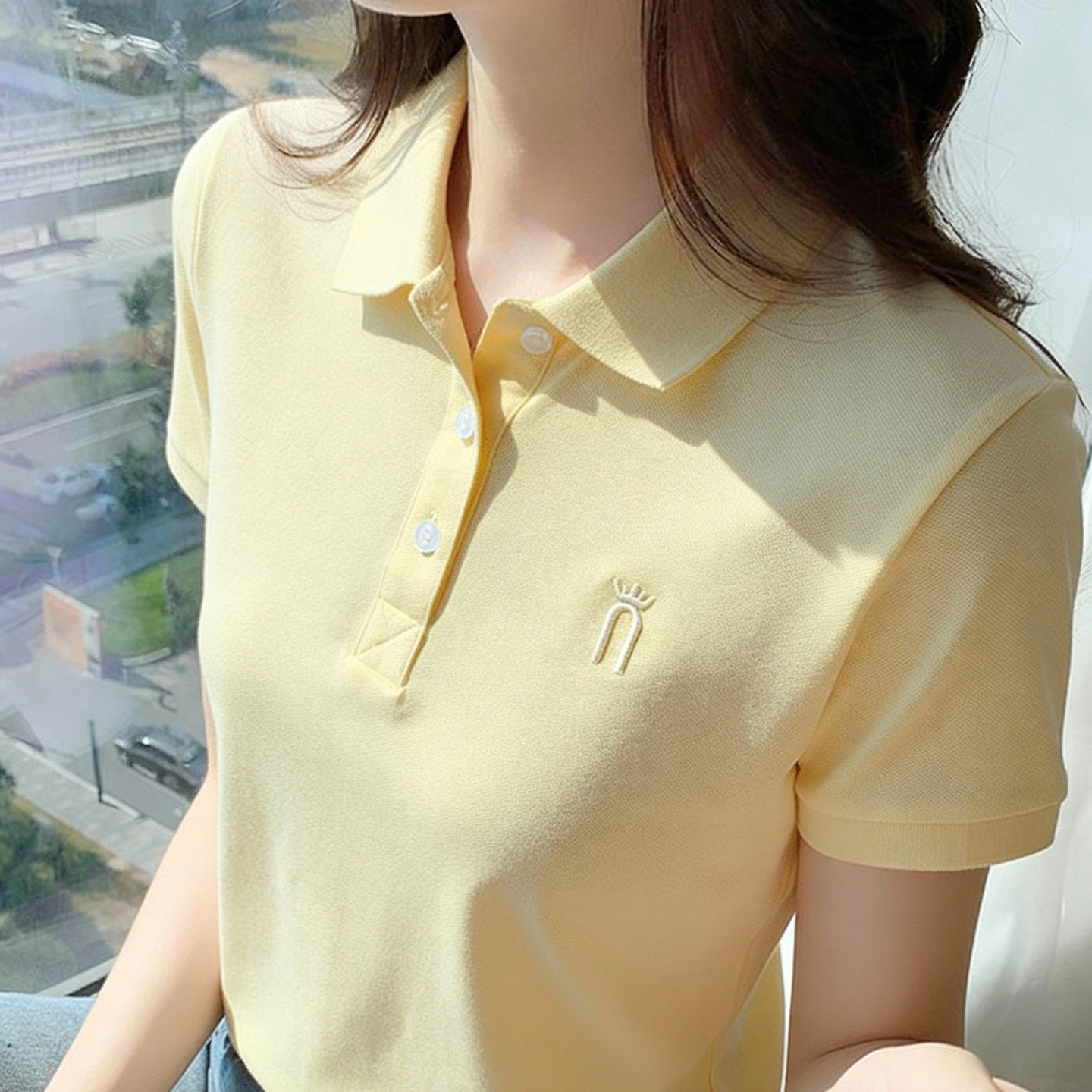 夏季纯棉翻领polo衫女订做短袖t恤 刺绣有领定制印LOGO工作服上衣,女装/女士精品,POLO衫,淘宝优惠券,粉丝福利购,淘宝优惠卷