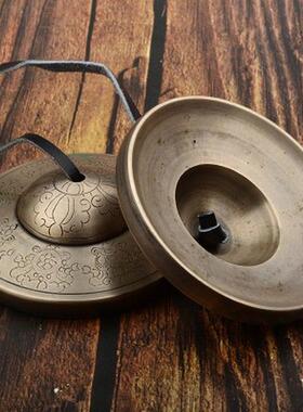 特卖多款尼泊尔碰铃纯手工青铜撞铃打击名族乐器密宗用品法器大小