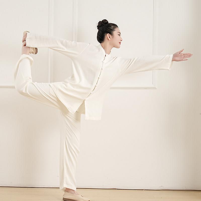 特卖居士服禅修服女素衣禅服佛系禅意女装出家师父衣服僧服禅茶服