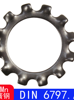DIN6797.A 外齿锁紧垫圈（65Mn）