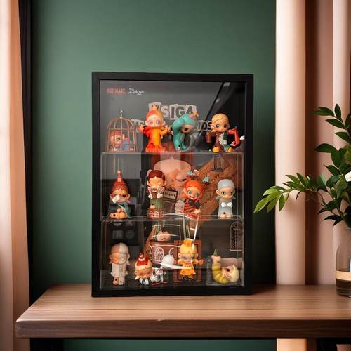 zsiga这个世界没有大人系列盲盒展示相框中空6立体收纳盒手办展示