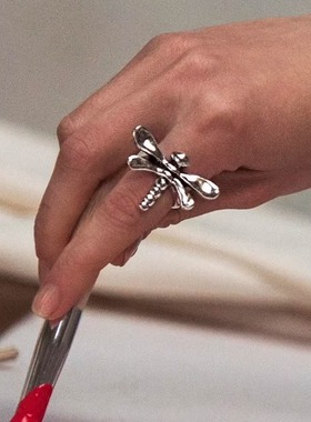 西班牙D家新款蜻蜓复古轻奢戒指