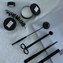 香薰蜡烛工具套装 三件套托盘灭烛器灭烛罩灭烛铃烛芯剪精致点火器