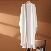 薄款 新款 防晒外套长款 女空调衫 洋气减龄汉服披肩外搭 雪纺开衫 夏季