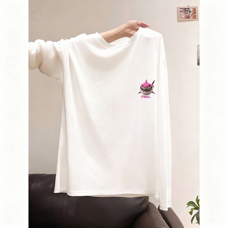 复古圆领薄款2025新印花潮