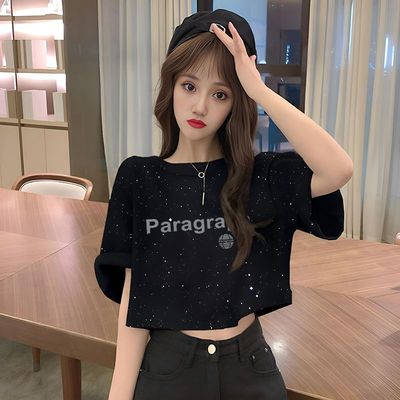 显瘦短袖T恤女生个性宽松