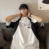 T6020P40控58夏季短袖宽松潮流圆领体恤运动机车服280克，男装T恤，电商B205