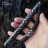 引路人钛合金酷棍防身合法武器自卫户外把玩古巴藤小撬棍edc装 备