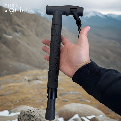 多功能伸缩登山杖机械防身棍棒