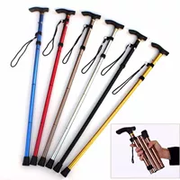 Cây gậy gấp khúc bốn khúc kính thiên văn giúp ông già đi bộ siêu nhẹ đi bộ ngoài trời gấp cực nhẹ - Gậy / gậy 	cây chống gậy cho người già	