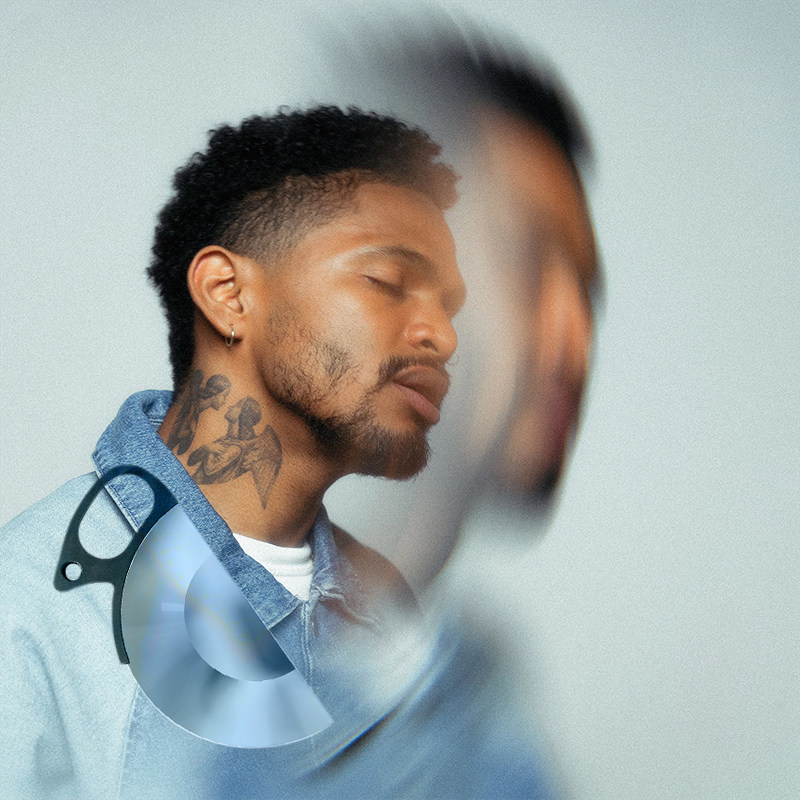 SHEJI 100mm 手持半圆分裂漩涡特效棱镜滤镜摄影镜头附件