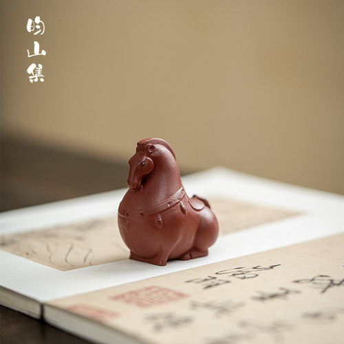 紫砂小唐马茶宠茶玩小摆设